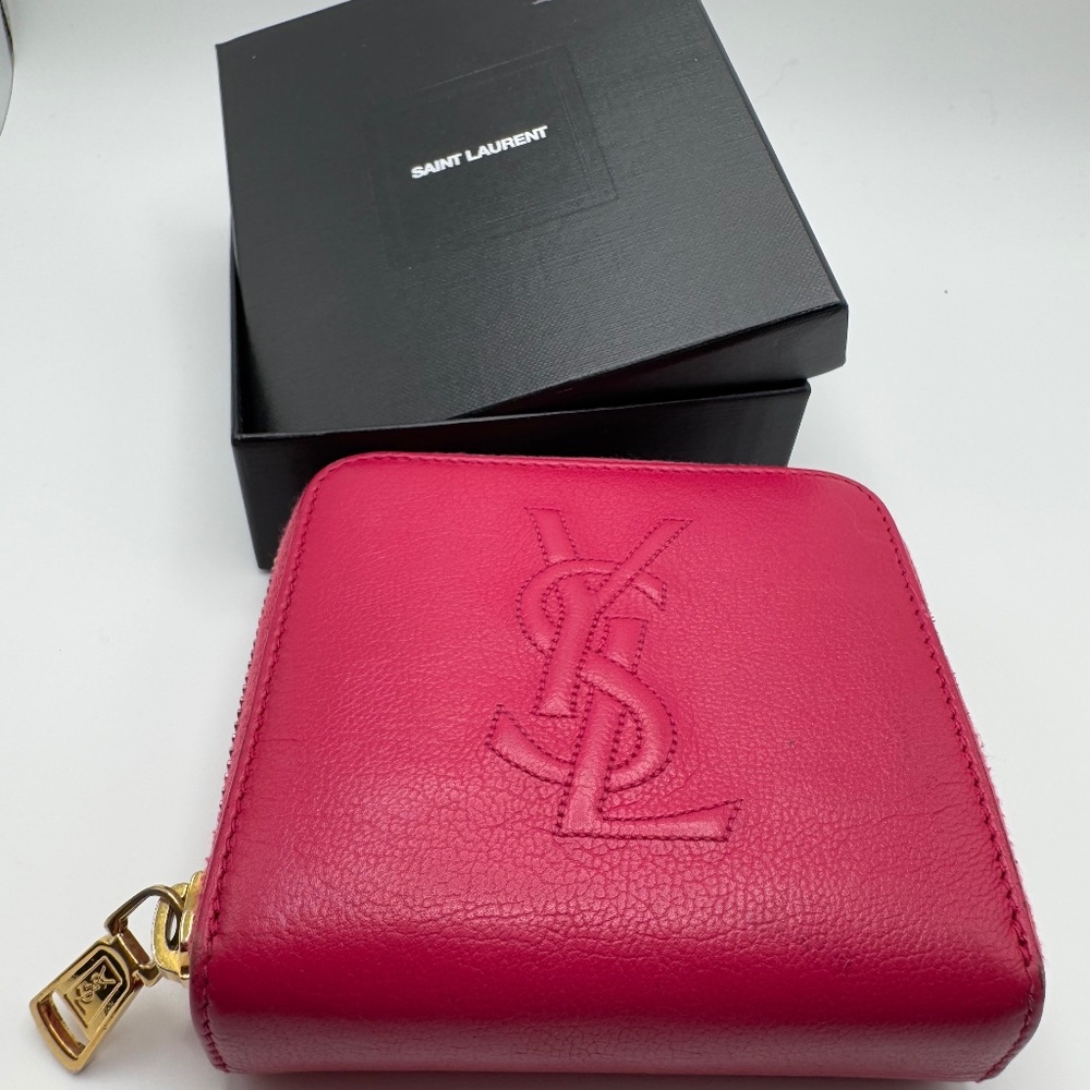 YSL ZIP PURSE MINI WALLET
